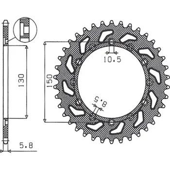 Řetězová sada pro motocykl SUNSTAR rozeta 236 46 / 245 46 HONDA NX 650 95-01, YAMAHA XJ 6 09-15, YAMAHA WR 250R 08-10 (JTR245/2.46) (JTR245/3.46) (řetěz 520) (24546JT) (SUNSTAR rozeta 236 46 / 245 46 HONDA NX 650 95-01, YAMAHA XJ 6 09-15, YAMAHA WR 250R 08-10 (JTR245/2.46))