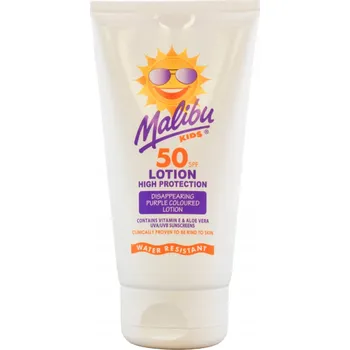 Přípravek na opalování Malibu Kids Suncare Tělové Mléko SPF50 Opalovací Balzám Pro Děti 150 Ml