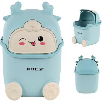 Odpadkový koš ODPADKOVÝ KOŠ POSTELEC ODPADKOVÝ KITE TYRKÝZOVÝ DRAČEK