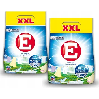 Prací prášek E Prací prášek na bílé a světlé prádlo 3,3 kg 60 praní x2