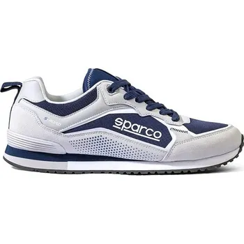 Moto obuv Sparco S-ROAD, bílo-modré, vel. 42