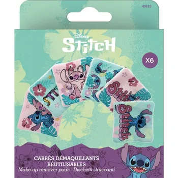 Lilo a Stitch Opakovaně použitelné odličovací tamponky Stitch 6ks