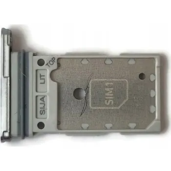 Pouzdro na mobilní telefon Zásuvka, šuplík, držák SIM karty pro Samsung Galaxy S22 / S22 Plus stříbrná