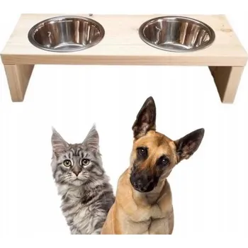 Miska pro psa Sada dvou misek na krmení QLS, kovové, 900 ml