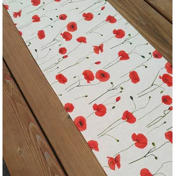 ubrus Běhoun na stůl VLČÍ MÁKY NA REŽNÉ