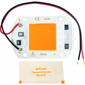 Osvětlení pro růst rostliny LED MODUL 30W PLNÉ SPEKTRUM pro růst rostlin 60x40mm na 230V + kabel + pasta