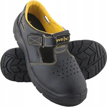 Pracovní obuv PRACOVNÍ SANDÁLY S OCELOVOU ŠPIČKOU, KOŽENÉ, VEL. 44