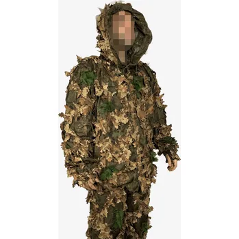 Airsoft Kicking Mustang KMCS Ghillie Suit maskovací komplet hejkal - Next-Gen Brown - M