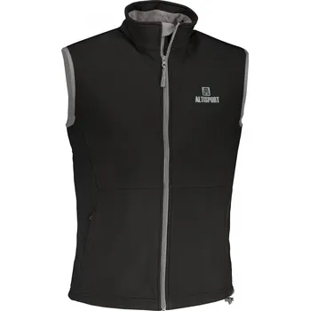Pánská vesta Pánská softshellová vesta ALTISPORT ALM006517 ČERNÁ XXL