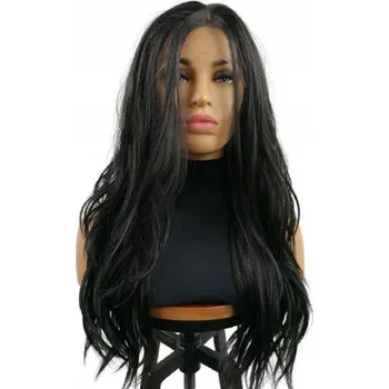 Paruka Paruka dlouhé syntetické vlasy černá mone