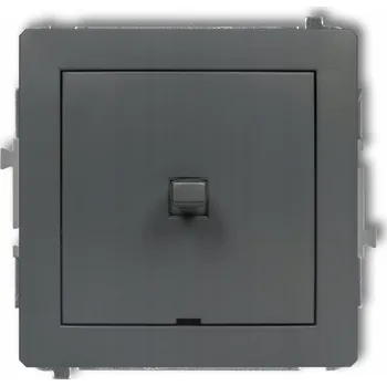 vypínač Jednopólový vypínač pod omítku Karlik grafitový 28DWPUS-1
