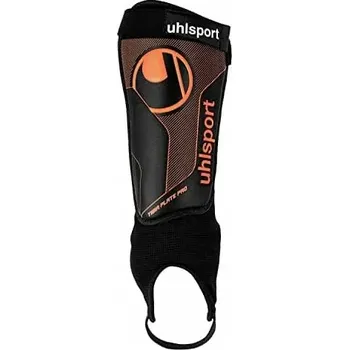 Moto oblečení CHRÁNIČE uhlsport Tibia Plate PRO ČERNÁ/Fluo ORANŽOVÁ VELIKOST S