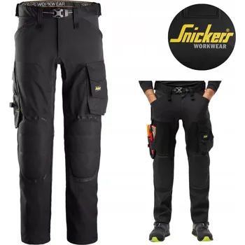 Pracovní obuv Strečové kalhoty s integrovanými chrániči kolen Snickers 6593 Capsulized Vel 56