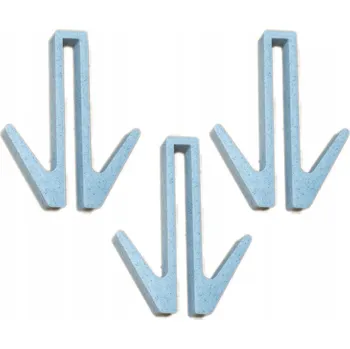 Věšák 3x OBOUSTRANNÝ HÁČEK NA SPRCHOVÝ KOUT SKLO KABINY 5mm 3Dit