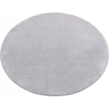 Koberec MĚKKÝ KOBEREC TEDDY kulatý 100 RABBIT SOFT šedý #C238