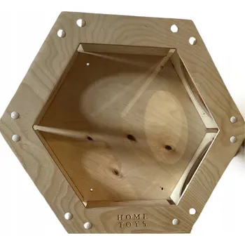 Pelíšek pro kočku Volně stojící retro pro kočky pelíšek pro kočky ze dřeva BILBO BOROVICE