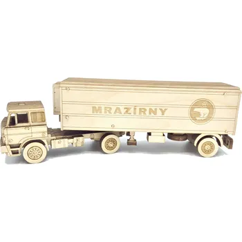 autíčko VRKY - sběratelské modely Model Chladírenský návěs Orličan N13CH 1:64