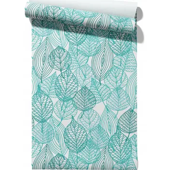 Tapeta Vliesová tapeta Zelené Listy, role 50 cm x 6,1 m