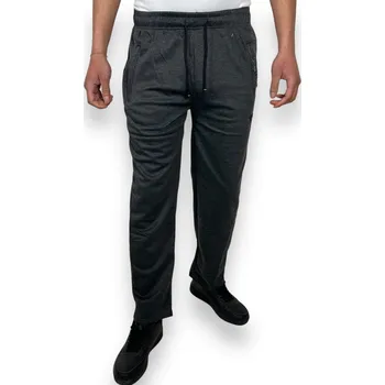 MingFeng Pánské tepláky bez manžety IGOR Barva: Tmavě šedá, Velikost: M