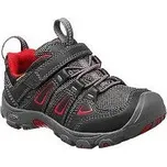 KEEN OAKRIDGE LOW WP K black/tango US 8 / EU 24,0 / UK 7 / 15 cm; Černá obuv + DÁREK DLE VÝBĚRU!