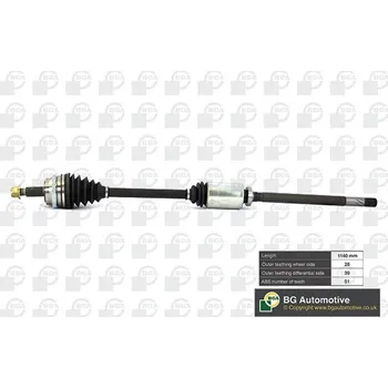 Hřídel nápravy Hnací hřídel BGA DS7335RA