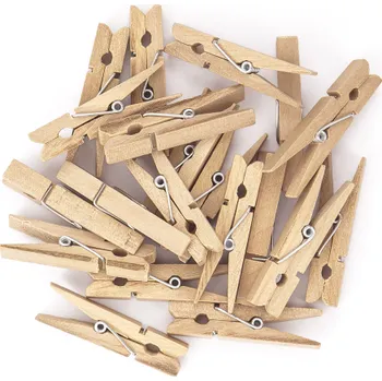 Dřevěné kolíčky 4,8cm 20ks - přírodní
