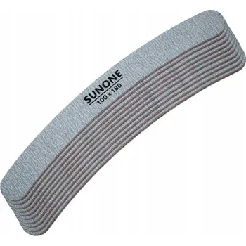 Pilník na ruce Nail World papírový banán šedý