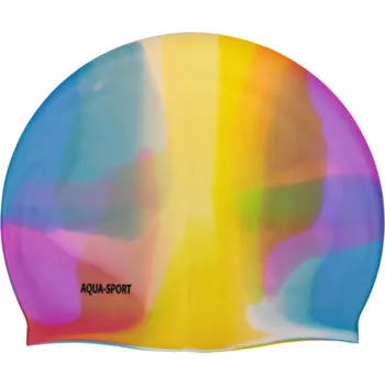 Plavecká čepice Silikonová plavecká čepice Aqua-sport vícebarevná