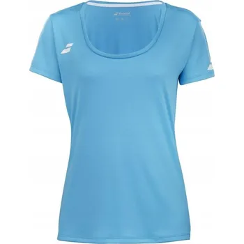 Dámské tričko TRIČKO BABOLAT PLAY CAP SLEEVE TOP DÁMSKÉ CYAN BLUE S