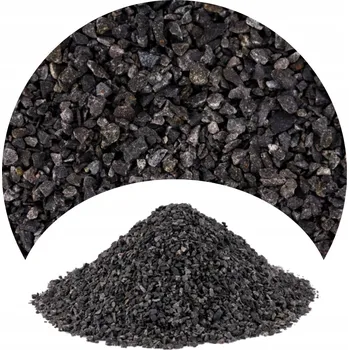 Dekorace do akvária Stelivo TD Stones černý přírodní 2-3 mm 8 kg