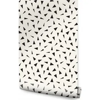 Tapeta 10m GEOMETRICKÁ TAPETA - Rozházené Trojúhelníky