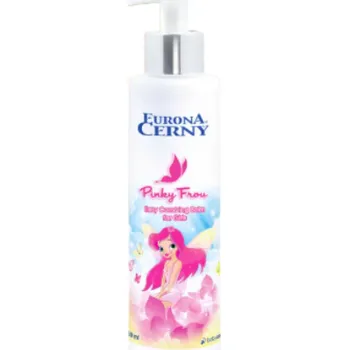 Vlasová regenerace Eurona Ochranný balzám pro snadné rozčesávání vlásků Pinky Frou 150 ml (Velice šetrně napomáhá rozplést zacuchané prameny a usnadňuje rozčesávání)