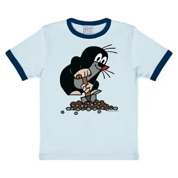 Chlapecké tričko Dětské tričko Krteček: Zahradník (158-164 cm) modrá bavlna