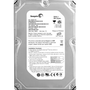 Interní pevný disk SEAGATE DB35.3 250GB 7.2K ATA 3.5" ST3250820ACE