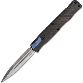 lovecký nůž Vystřelovací Nůž Heretic Knives Cleric II Stonewashed H020-2A-CF/BLU
