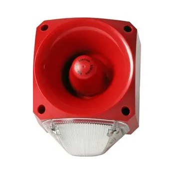 Poplachová siréna Hlasová siréna Nexus 110 s čirým LED majákem