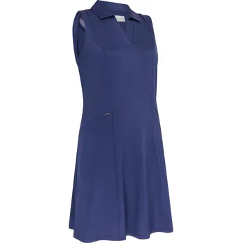 Callaway Flounce Dress with Mesh golfové šaty, modré L