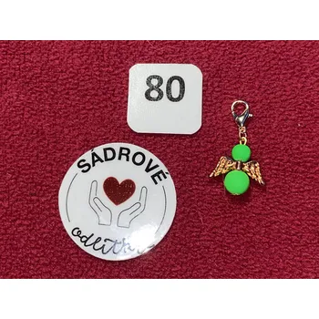 HandMade by VeJa Přívěšek - andílek pro štěstí/ radost č.80