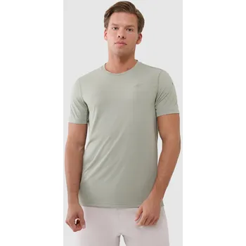 Pánské tričko Pánské funkční triko 4F 4FWSS25TFTSM1215 OLIVE S