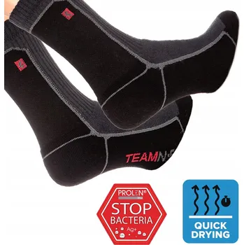 Pánské ponožky Ponožky 40-42 Prolen SILTEX Trekking Termoaktivní Ionty Ag+ Černé