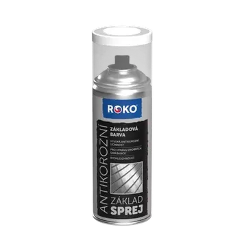 Barva ve spreji ROKOSPOL ROKO antikorozní základ sprej bílá