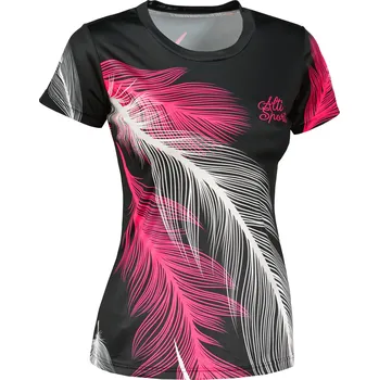Dámské funkční triko premium ALTISPORT VOJ/ALW001TR01 ČERNORŮŽOVÁ XL