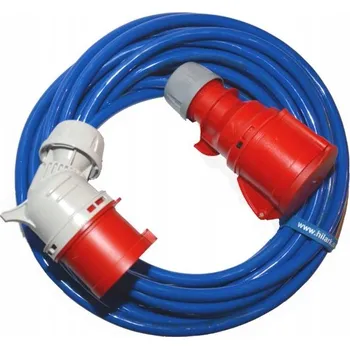 Napájecí kabel Prodlužovací Kabel jednoduchý Hilark 10 m 1 ks zásuvka modrý