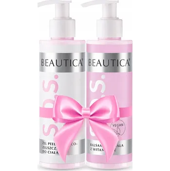 Kosmetická sada Beautica S.O.S. sada: balzám a peelingový gel