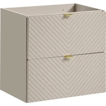 Koupelnový nábytek Závěsná umyvadlová skříňka Viva Cashmere 82-60-2S kašmírová