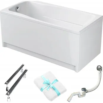 Vana Obdélníková akrylátová vana Cersanit Lana, boční odtok, 150 x 70 cm