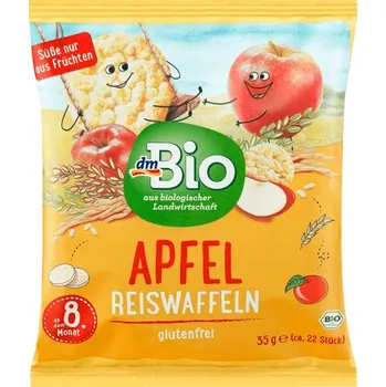 Jablečno-rýžové vafle dmBio 35 g