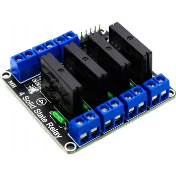 Relé Relé MSALAMON Modul relé SSR 4 kanály 5V Low pro Arduino