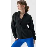 Dámská fleecová mikina 4F 4FWMM00TFLEF315 DEEP BLACK XXL