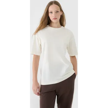 Dámské tričko Dámské triko 4F 4FRSS25TTSHF2694 OFF WHITE M